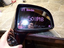 ☼2007-2012 KIA RONDO *BLACK* FRONT RIGHT/PASSENGER SIDE POWER DOOR MIRROR OEM