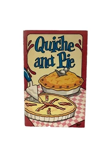 Quiche and Pie by Irena Chalmers 1974 Cook Book Potpourri Press Softcover - Picture 1 of 9