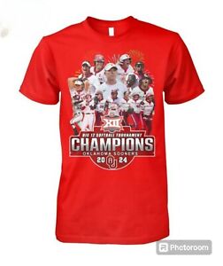 Big 12 Softball Tournament Champions Oklahoma Sooners 2024 NCCA T-Shirt