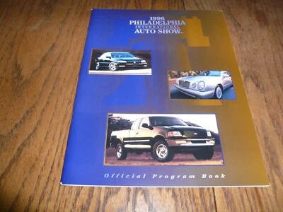 1996 Official Program Book Philadelphia International Auto Show - Vintage - Image 1 of 4