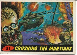 Mars Attacks Card #51, Original 1962