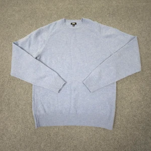 uniqlo Jumper Womens MEDIUM blue long sleeve Sweater wool knit winter Size M - Picture 1 of 9