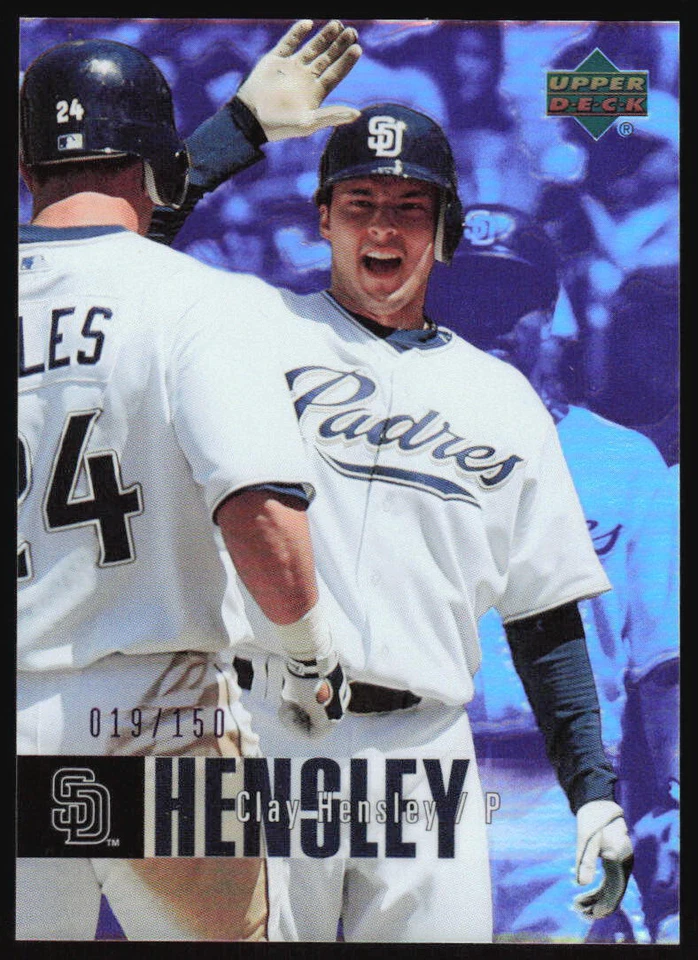 2006 Upper Deck Special F/X Clay Hensley #771 Purple #'d /150 Padres - Image 1 of 2