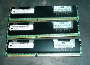 Micron 24GB (3x8GB) PC3-10600R Registered Server RAM Memory 500205-071 - Picture 1 of 1