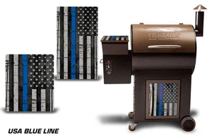 Traeger Smoker Grill Graphic Kit Decal Wrap Skin For CostCo Century Model USA U - Picture 1 of 1
