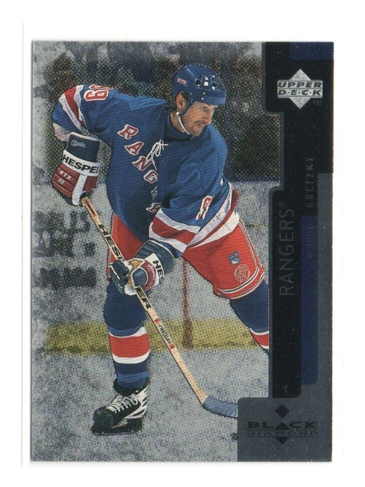 Wayne Gretzky NEW YORK RANGERS 1997-98 Black Diamond #144 Upper Deck - Image 1 of 1