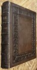 1872 Fine Morocco Binding - Rome Views History w 345 Woodcuts by Francis Wey VG