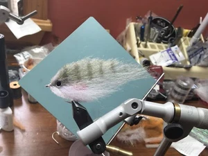 Saltwater flies,EP baitfish Pinfish Gamakatsu 2/0 SC15 Tarpon Fly,Bass Snook - Picture 1 of 5