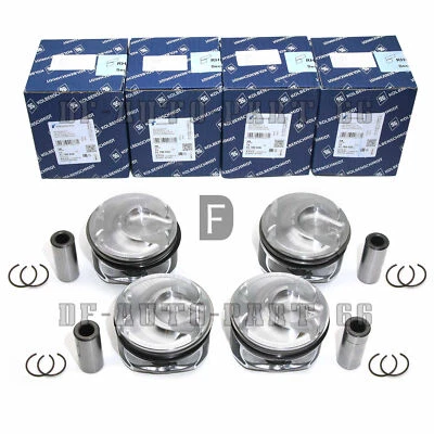 Kit de pistones y anillos OEM 4X STD apto para Buick Regal Chevrolet Fisker HHR LDK 2.0T Foto 1 de 4