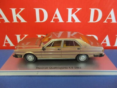 1/43 Modellino Auto Maserati Quattroporte 4.9 1983 Oro Longchamp by Kess - Immagine 1 di 4