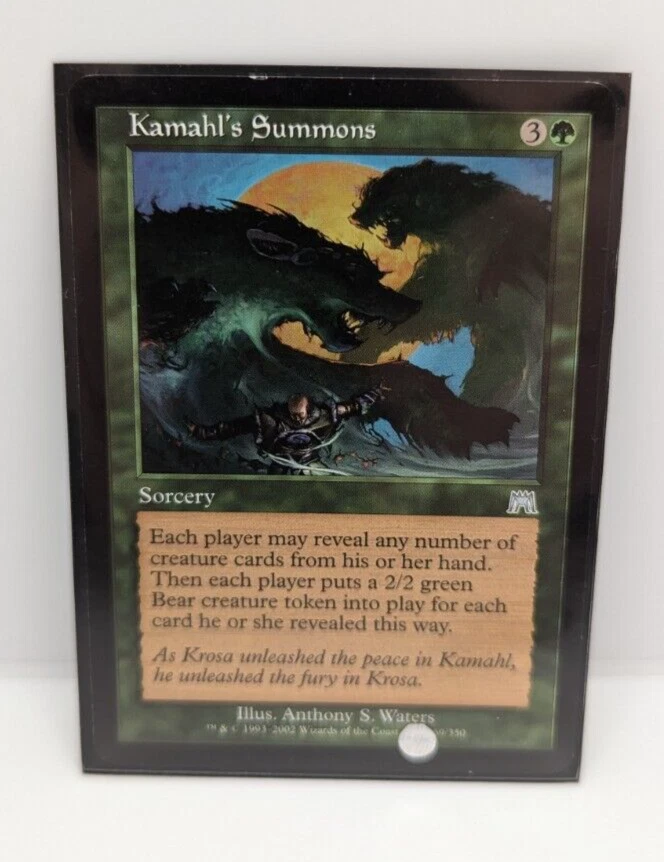 MTG Kamahl's Summons Onslaught Regular Uncommon LP - Image 1 of 1