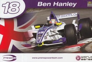 Ben Hanley World Renault Series Promo-Karte Prema Racing Team. - Bild 1 von 1