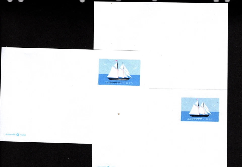 #UX649 & UY56 2025 Schooner Stamped Postal cards -MInt - Image 1 of 1