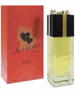 Eau de Parfum Femme Evaflor Je T'aime -Pour elle- 100ml Made in France - Foto 1 di 2