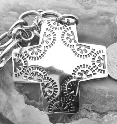 Silpada Virtuosity 925 Sterling Silver Cross Toggle Link Chain Necklace N0557 - Image 1 of 4