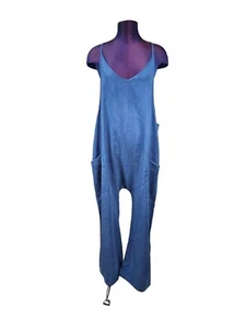 Unbranded Blue Hot Shot One Piece Jumpsuit Size XL Women's T37 - Picture 1 of 8