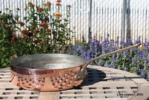 Mauviel Copper 9-1/2" Saute Pan w/ tin lining, Made in Villedieu, France - Picture 1 of 5