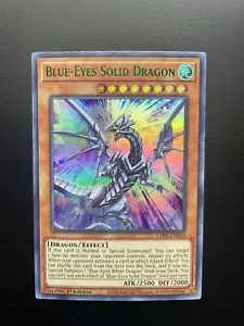 Yugioh Blue-Eyes Solid Dragon (Green) LDS2-DE014 1. Auflage Ultra Rare NM - Bild 1 von 2
