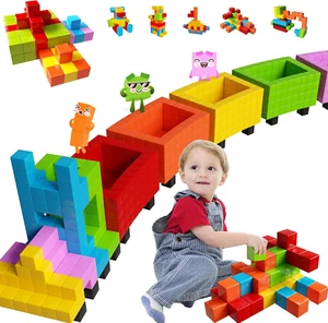 Magnetic Blocks for Kids Ages 4-8 Montessori Toys for 3 Year Old Sensory Toys fo - Picture 1 of 6