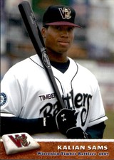 2007 Wisconsin Timber Rattlers Grandstand #23 Kalian Sams The Hague S. Holland