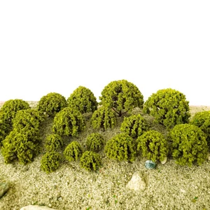 12/20 Piezas Modelo Verde Árboles Tren Ferrocarril Diorama Wargame Parque Paisaje Escala HO - Imagen 1 de 13