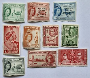 Colección de estampillas de Somalilandia - 10 diferentes - Imagen 1 de 1