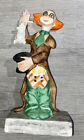 Fontanini Depose Clown Magician with Rabbit Hand painted Colorful 7”