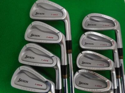 Dunlop SRIXON I-404 Forged 3-PW 8PC NSPRO S-FLEX IRONS SET GOLF CLUBS - Image 1 of 4