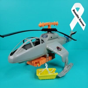 Vintage 1993 Kenner JURASSIC PARK Cattura elicottero giocattolo incompleto - Foto 1 di 11