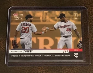 Tarjeta de bonificación 2019 Topps Now #odb-21 Minnesota Twins RTOD - tirada impresa 115 - Imagen 1 de 2