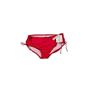 Parte inferior de bikini grande con corbata lateral ajustable para mujer 24th & Ocean nueva con etiquetas - Imagen 1 de 4