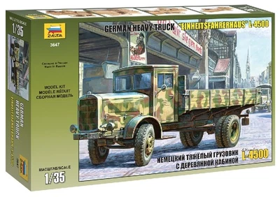 1:35 Zvezda Mb-4500 Einheitskabine Kit ZS3647 Modellino - Immagine 1 di 2