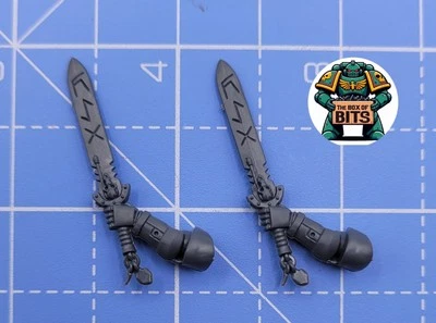 Warhammer 40K Space Wolves Grey Hunters Power Swords OLD - Image 1 of 2