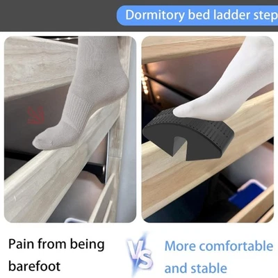 Step Stool Dorm Bed Ladder Foot Support Step Pad with Anti-Slip Surfaces - Image 1 of 4