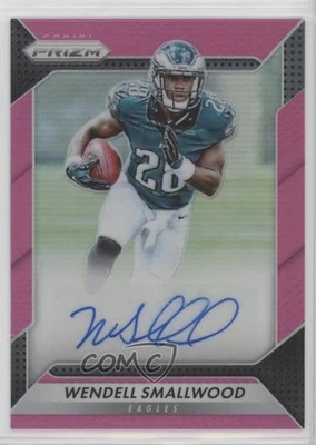 2016 Panini Prizm Rookie Auto Pink Prizm Wendell Smallwood #RA-WSM Auto RC - Image 1 of 2