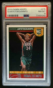 2013-14 Panini Hoops Giannis Antetokounmpo RC Rookie #275 Bucks PSA 8 - Picture 1 of 2