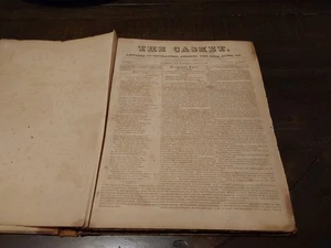 The Casket 1846 Bound Newspaper Cincinnati OH Mexican WarScience Arts News - Imagen 1 de 13