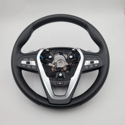2019 - 2024 BMW G20 330i Steering Wheel Heated Leather Paddle Shifter 7946127 - Image 1 of 4