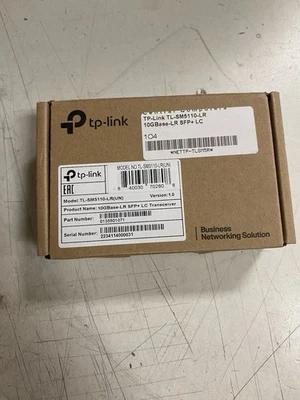 TP-Link TL-SM5110-LR (10GBase-LR SFP+ LC Transceiver Single-Mode SFP Module *NEW - Image 1 of 4