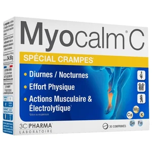3C Pharma Myocalm C Spezialkrämpfe 30 Tabletten ist ein Nahrungsergänzungsmittel - Bild 1 von 1