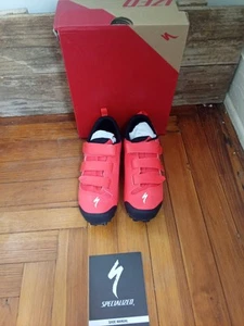 Rocket Red Specialized Body Geometry Recon 1.0 MTB Shoes-40EU, 7.5 US-M,9 US-W - Picture 1 of 6
