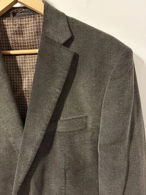 Chaps Brown Corduroy Sport Coat Blazer 42R Elbow Patches Academia Heritage Class - Image 1 of 4