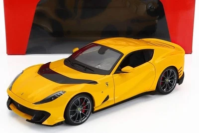 Bburago 2021 Ferrari 812 Competizione Giallo Modena Yellow 1:18 (18-01646) - Image 1 of 2
