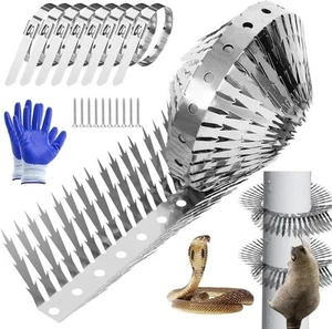 Outdoor Edelstahl Gartenzaun Spikes und Mauer - Bild 1 von 10