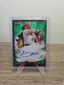 2024 Topps Finest - Finest Autographs Zach Neto #FA-ZN Green Refractor /75 (AU) - Bild 1 von 3