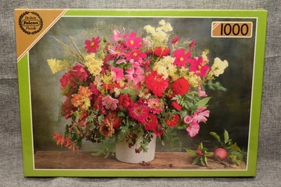 NEW Vintage Jigsaw Puzzle 1000 Falcon Deluxe Symphony Autumn Bouquet #OC - Image 1 of 2