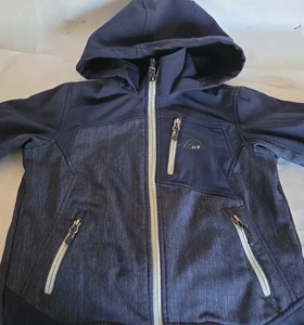 Snozu-Extreme Gear Full Zipper Boys Winter Jacket Sz. 7/8-Hoody/Blue - Picture 1 of 6