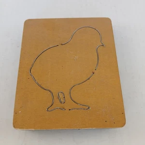 Baby Chick Chicken Animal Ellison Educational Equipment Accucut Wood Dies 6"x5"  - Picture 1 of 3