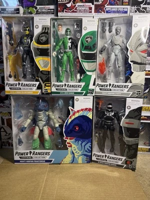 Lote de 5 figuras Hasbro Power Rangers Lightning Collection, Green Ranger... Foto 1 de 4
