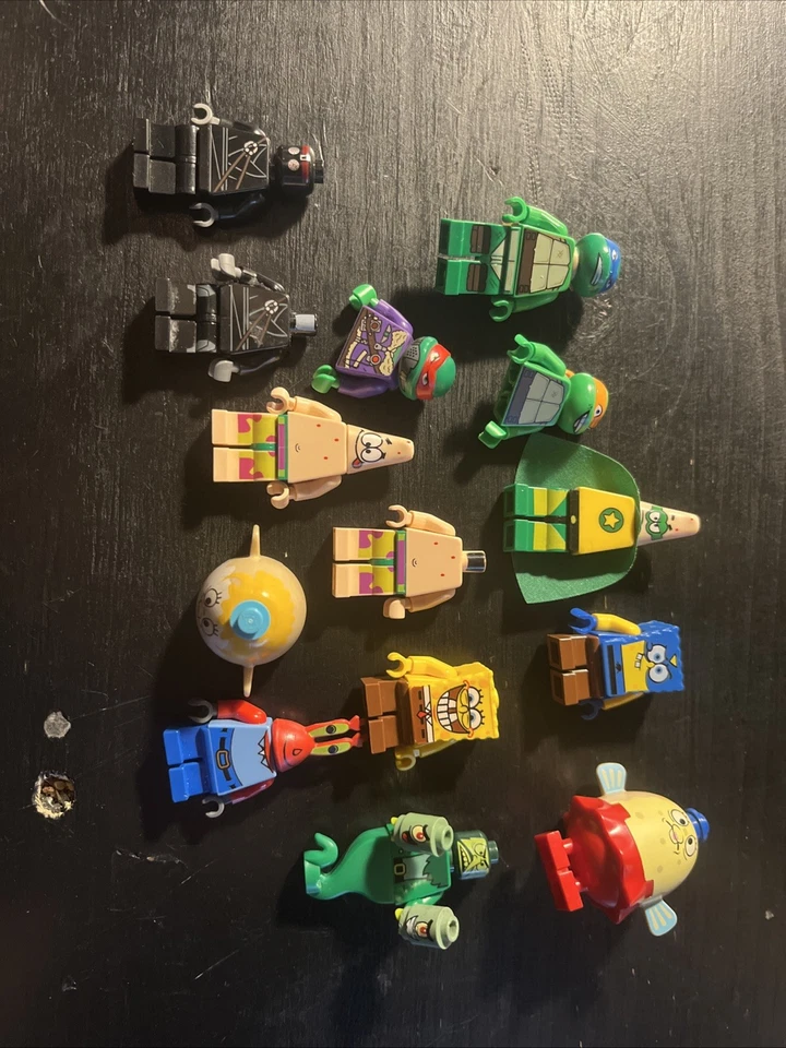 Lego SpongeBob And TMNT Minifigure Lot - Image 1 of 3